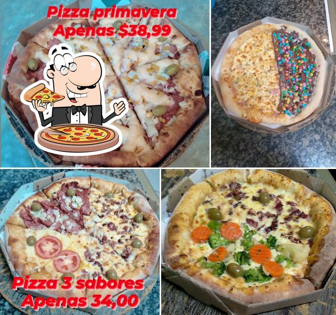 Experimente diversos tipos de pizza