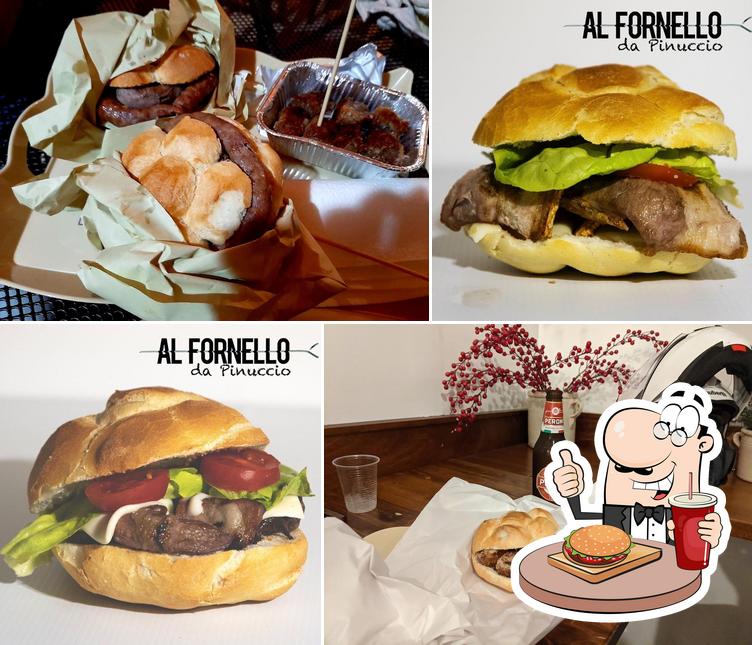 Prova un hamburger a Al Fornello