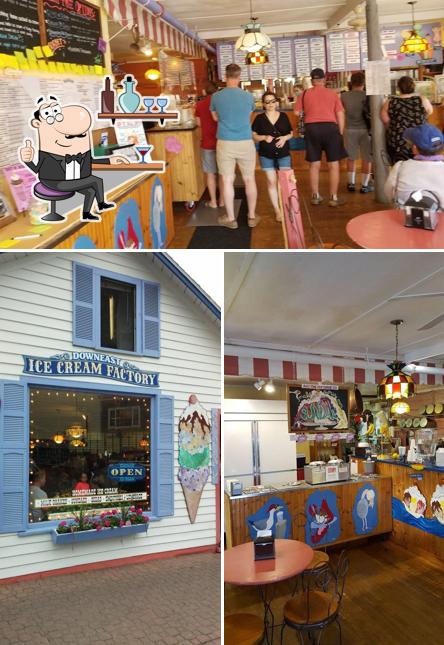 Downeast Ice Cream Factory in Boothbay Harbor Restaurant menu and reviews