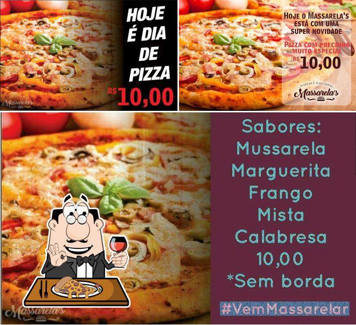 Consiga pizza no Massarela's