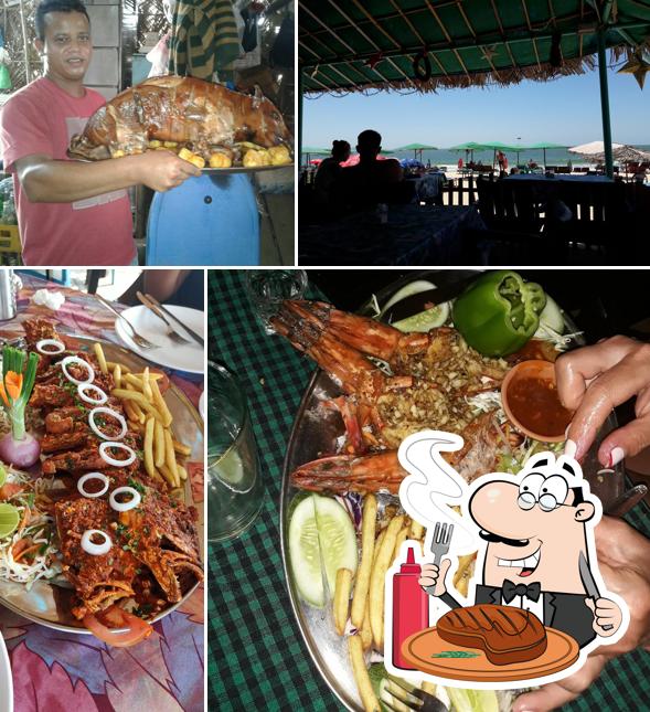 Get meat meals at Pinacolada Beach Shack