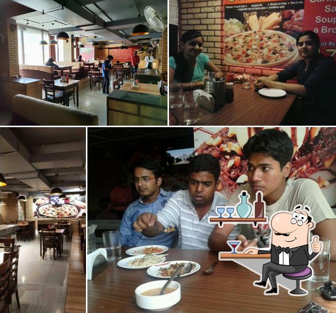 The interior of Pizza Empire