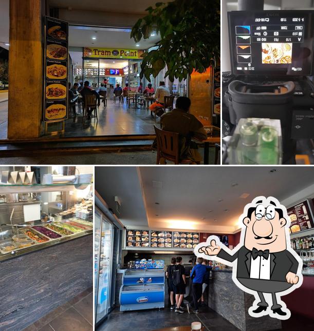 Dai un'occhiata agli interni di Tram Point Pizza & Kebab