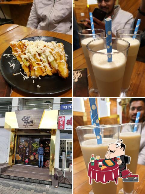 Waffles at Gold Rush Cafe