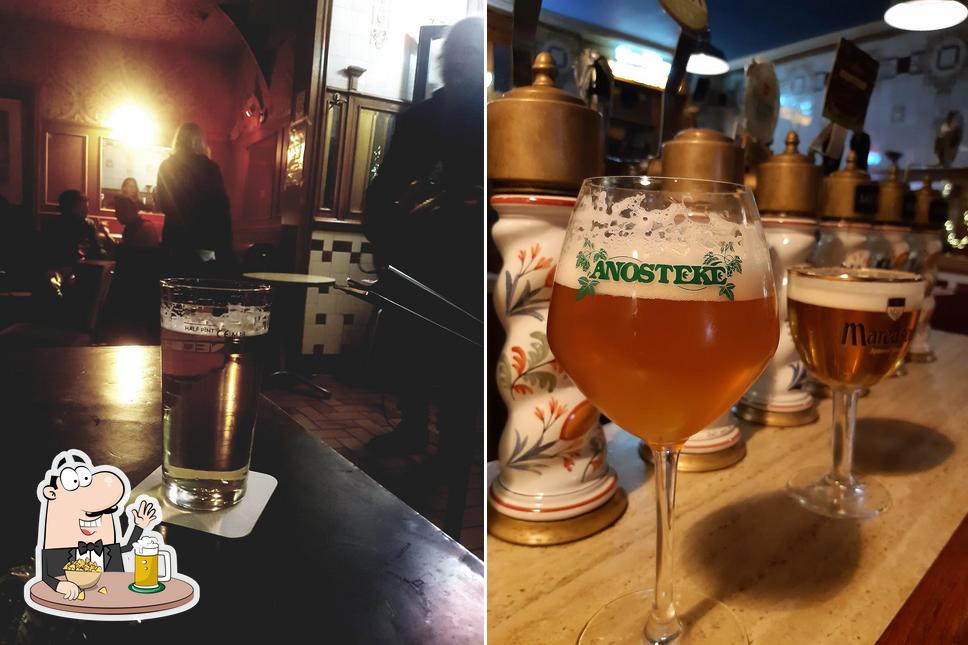 Vous pouvez prendre un verre de bière blonde ou brune