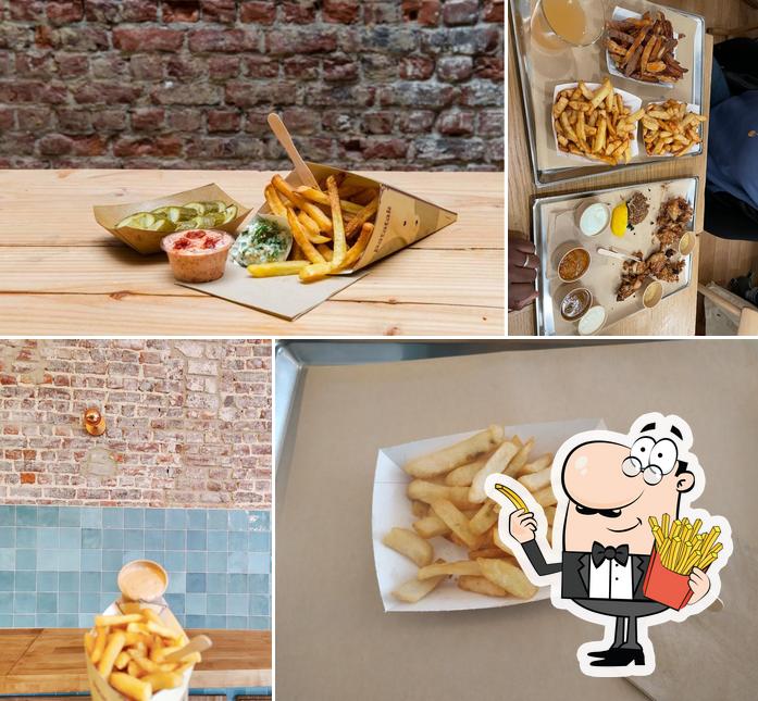 A Friterie Patatak - Bourse vous pouvez profiter des frites, des pommes frites