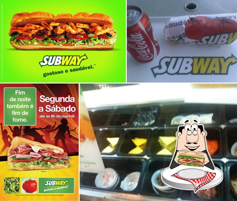 Clube sanduíches em Subway