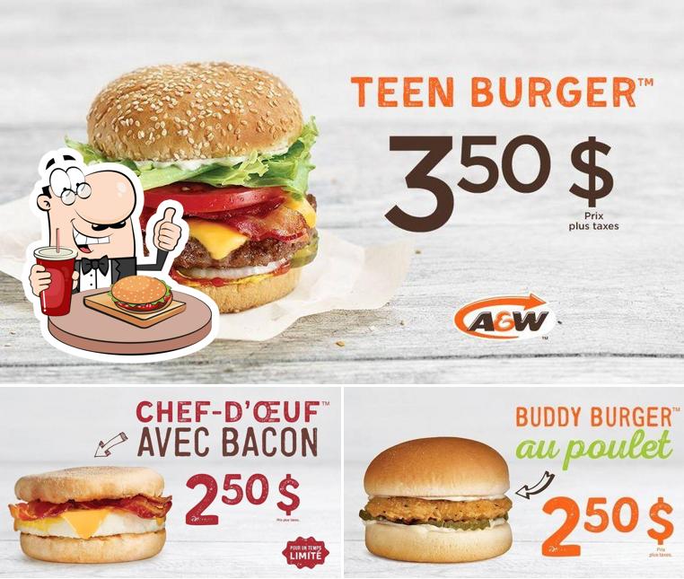 Les hamburgers de A&W Canada will satisferont différents goûts