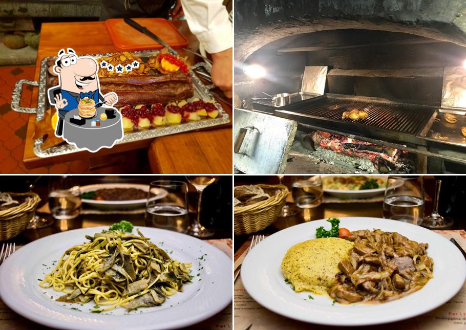Cibo al Grotto Ticinese