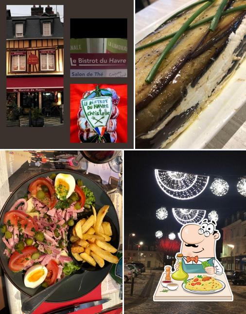 Las imágenes de comida y exterior en Le Bistrot du Havre