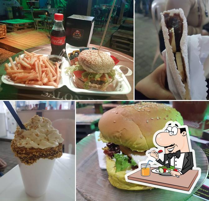 Comida em Food Park Canela