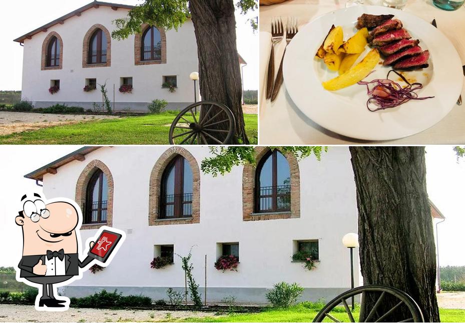 Tra le diverse cose da Locanda Merlaschio B&B con ristorante si possono trovare la esterno e cibo