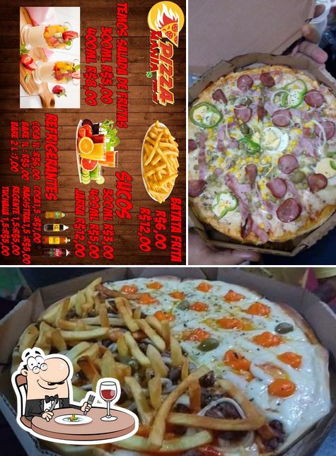 Comida em Pizza Mania da Tia