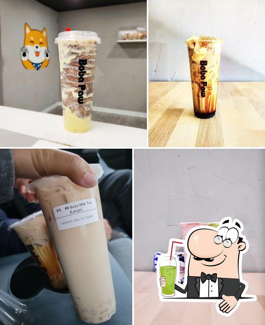 Boba Paw offre une sélection de boissons