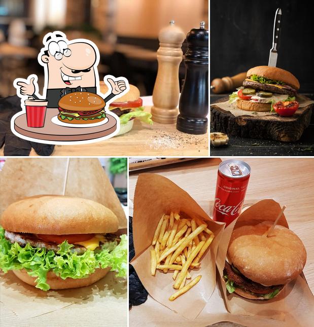 Try out a burger at Grill Star