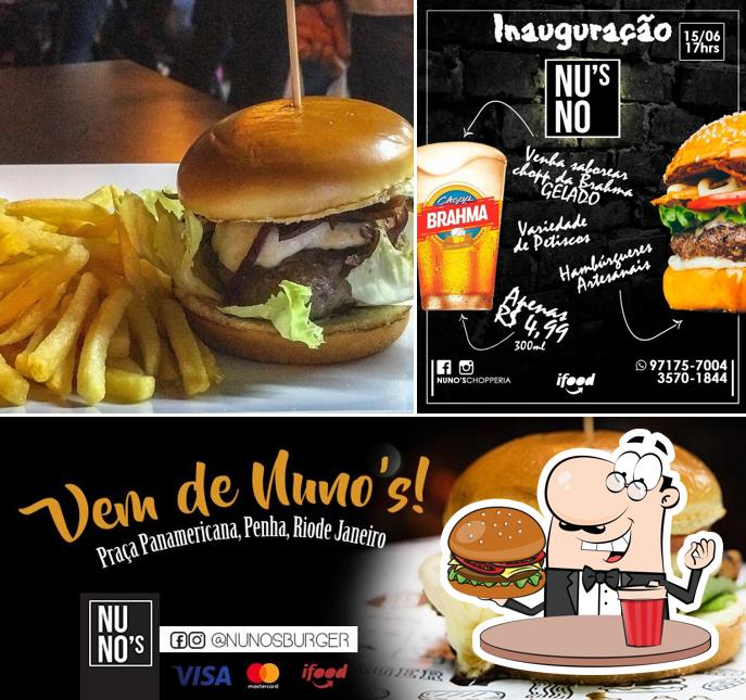 Hambúrguer em NUNO'S Hamburgueria