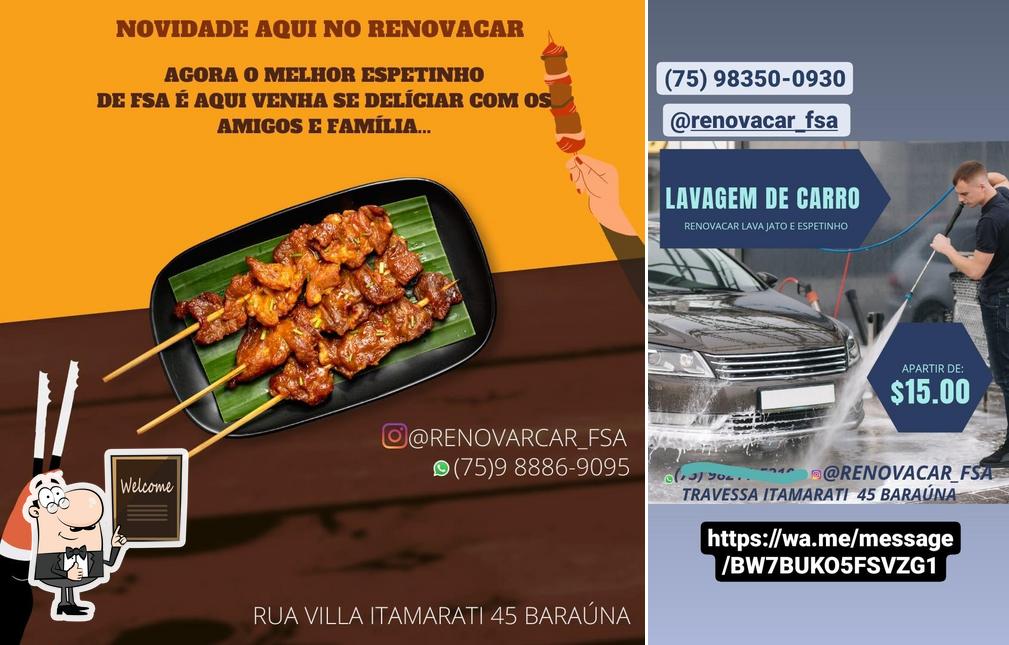 Look at this image of RENOVACAR LAVA JATO & ESPETINHO