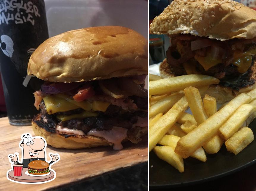Consiga um hambúrguer no Burguer Músic