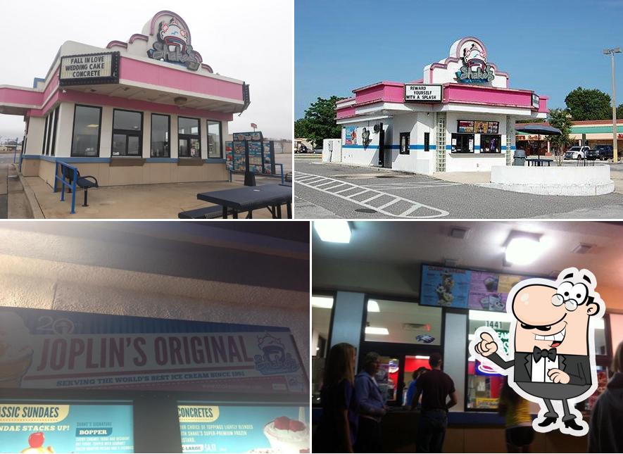 Shake's Frozen Custard, 1441 S Rangeline Rd in Joplin Restaurant menu