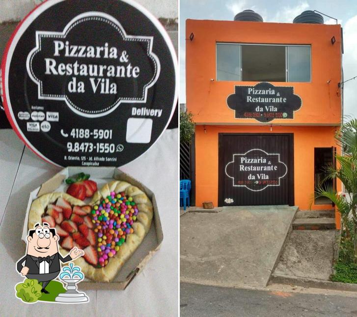 O exterior do Pizzaria & Restaurante Da Vila