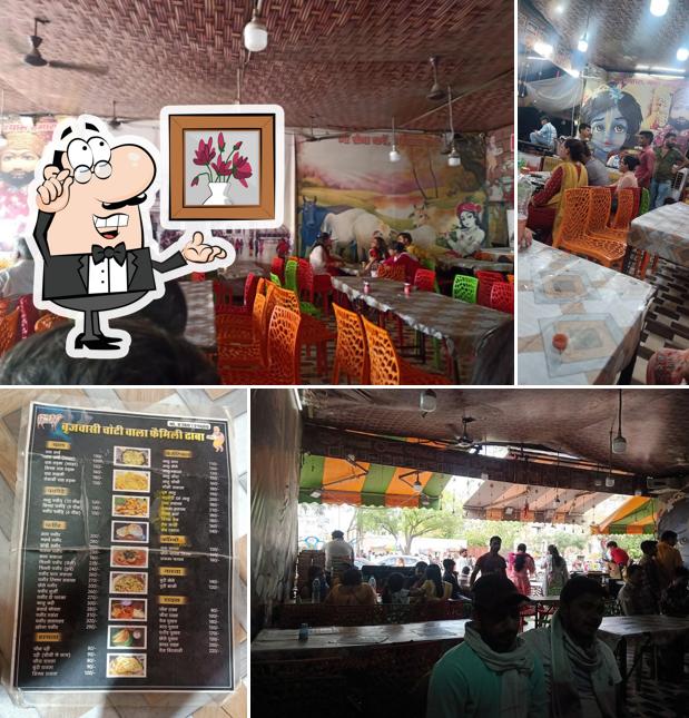 The interior of Brijwasi Choti Wala Family Dhaba