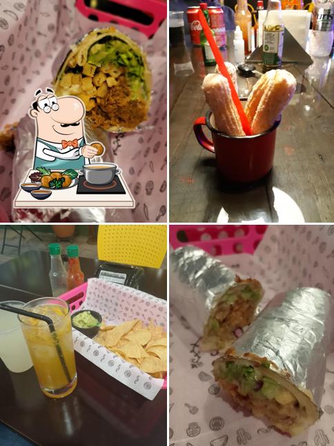 Falafels em Cholos Taqueria