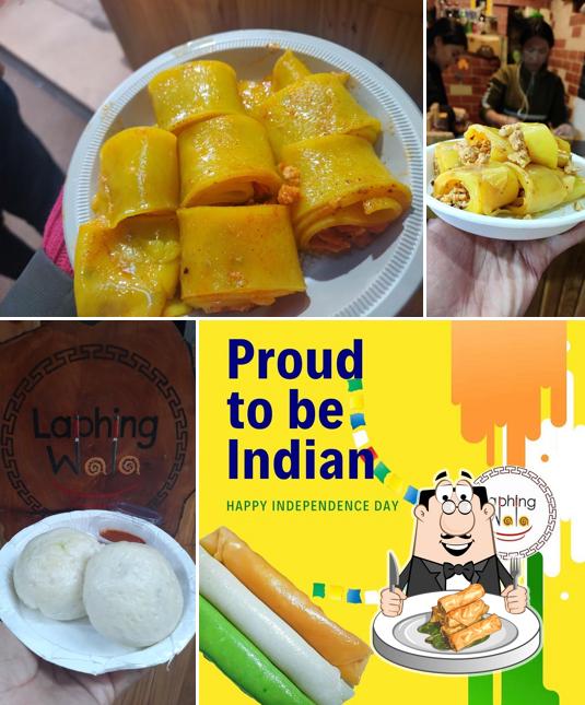 Spring rolls at Laphing Wala