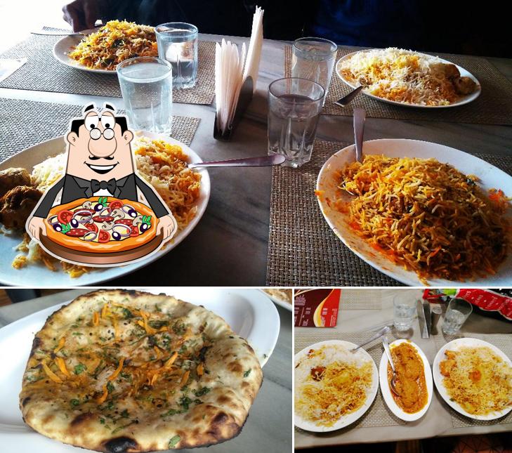 Order pizza at Aliah Restaurant & Banquet