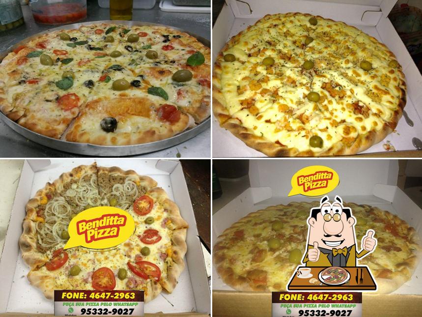 No Benditta Pizza, você pode degustar pizza