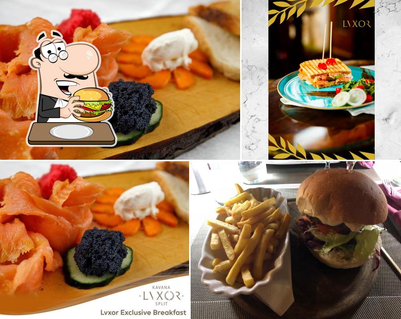 Get a burger at Café & Restaurant Lvxor Split