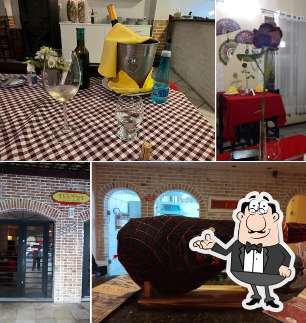 O interior do Paella Don Pepe