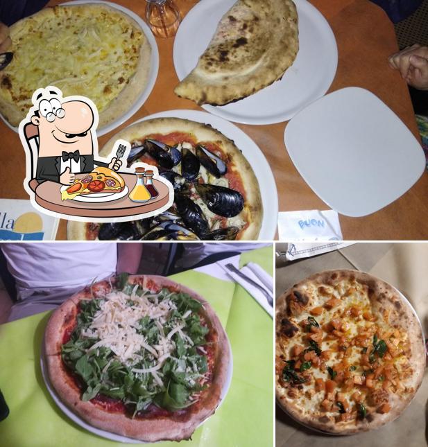 Essayez des pizzas à Villa Esedra - Ristorante e Pizzeria ad Avola sul mare