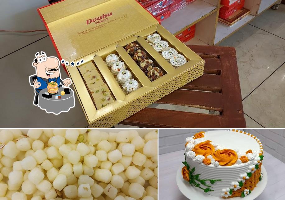 Food at Doaba Sweets, Nagar