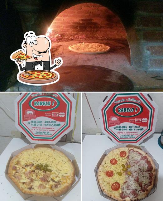 Consiga pizza no Pizzaria e Esfiharia Rabelo I