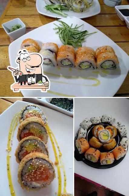 Pide uno de sus diferentes tipos de sushi