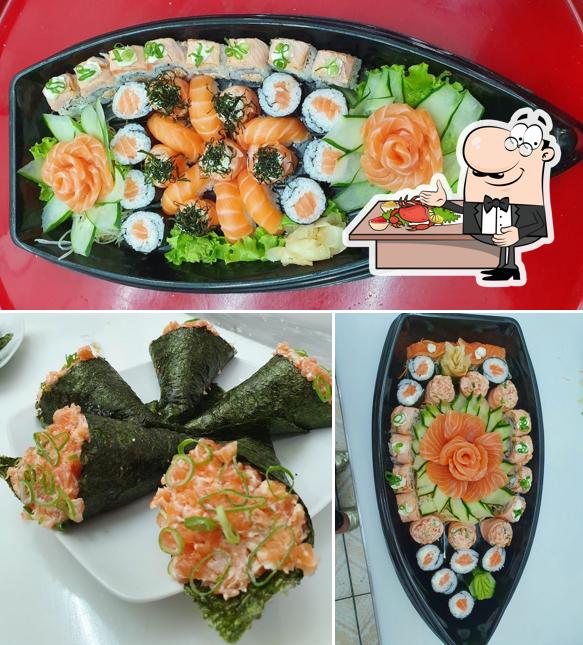 Os visitantes do Bella Japa Sushi podem conseguir diferentes itens de frutos do mar