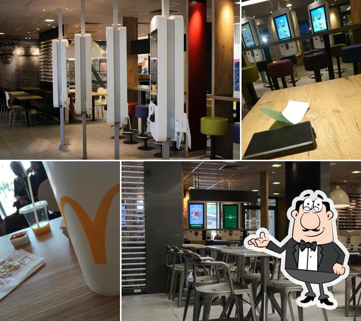 L'intérieur de McDonald's