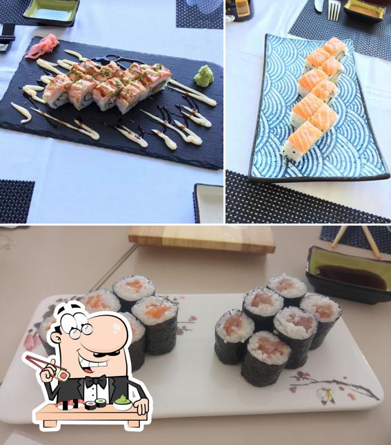 Scegli le varie opzioni di sushi