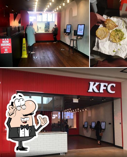 The picture of KFC Bayfair’s interior and food