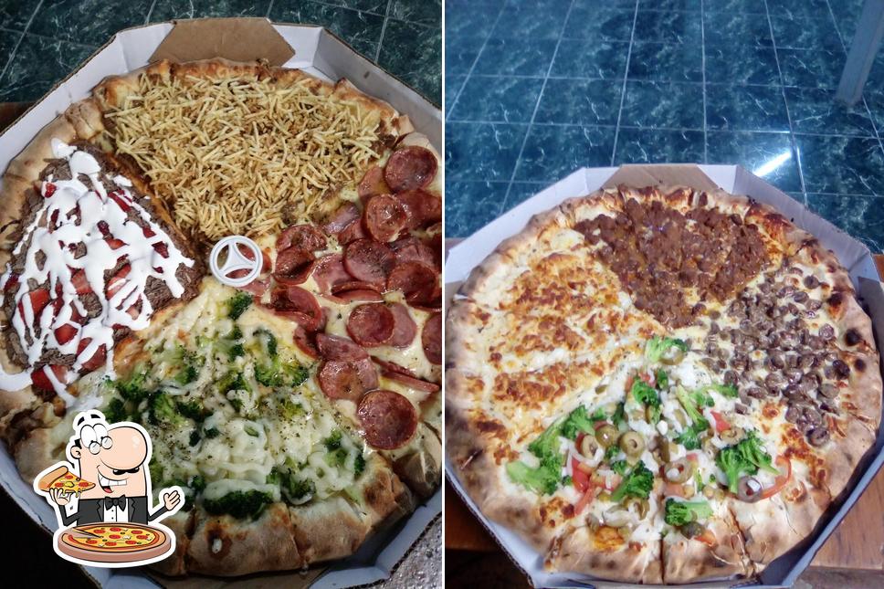 Experimente diferentes tipos de pizza