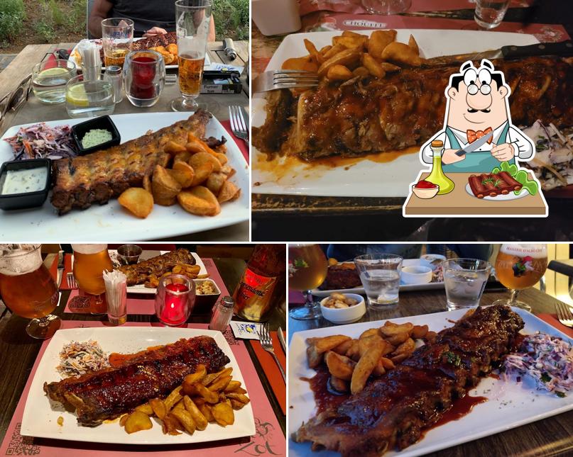 Côtes levées de dos à Ribs 'n Beer