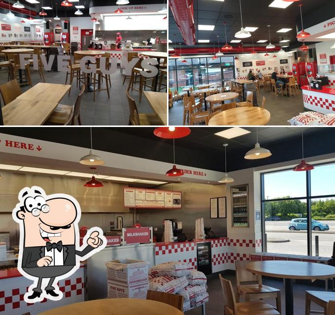 Five Guys Nottingham Showcase, Five Guys, Redfield Way in Nottingham Restaurant menu and reviews