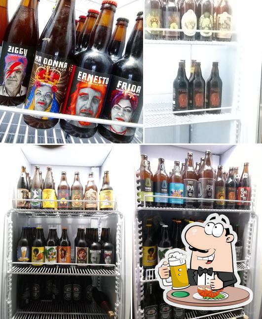 Você pode tomar um copo de cerveja leve ou escura