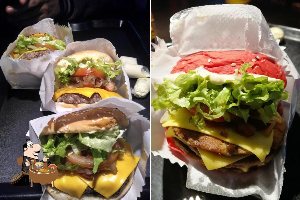 Platos en Flamma Mia! Pizza e Burgers
