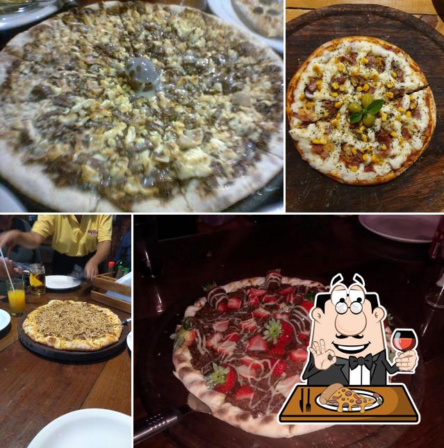 Попробуйте пиццу в "KiMassa Restaurante Pizzaria Frutos do Mar"