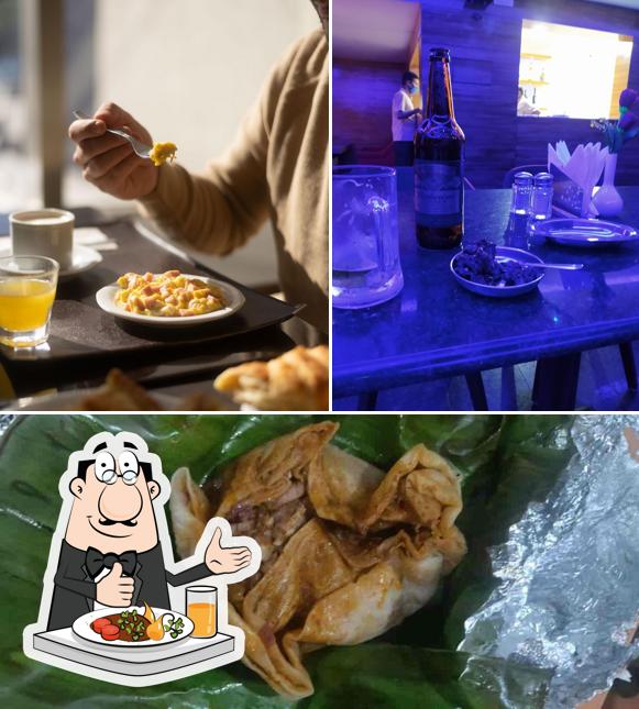 This is the image depicting food and beer at Hotel Peninsula