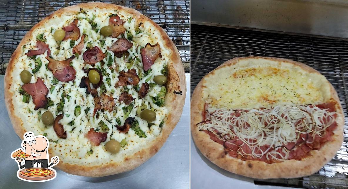 Consiga diversos tipos de pizza