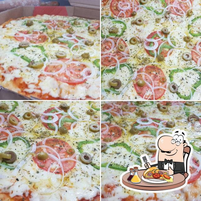 Peça diferentes tipos de pizza