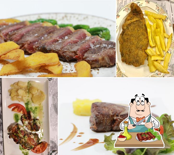 Get meat meals at Restaurante Gobolem