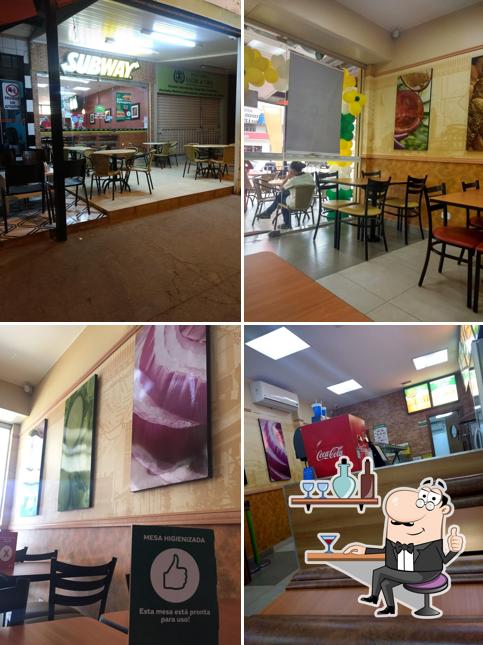 Veja imagens do interior do Subway